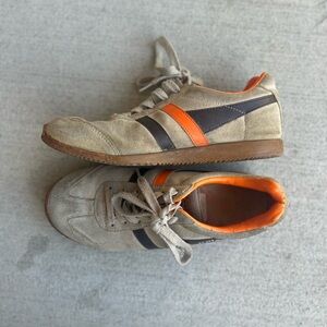 Gola Beige and Orange Sneakers